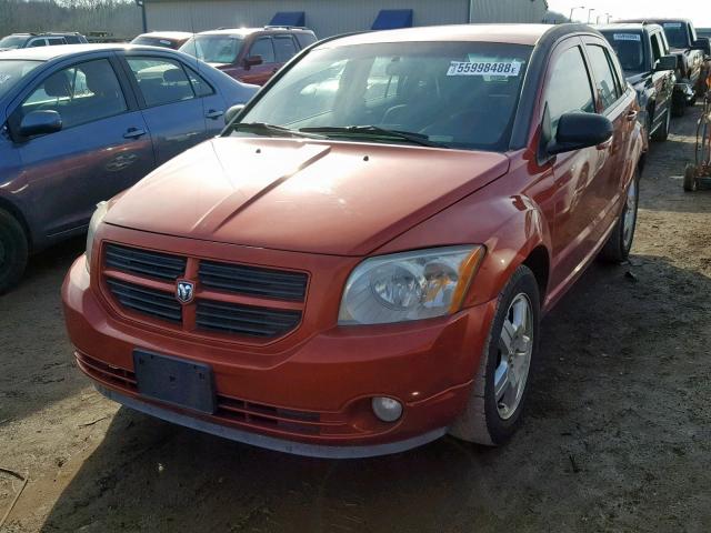 1B3HB48A59D205242 - 2009 DODGE CALIBER SX ORANGE photo 2