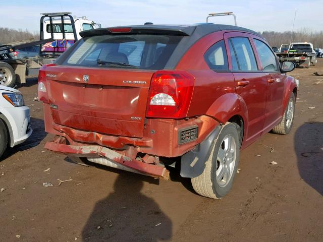 1B3HB48A59D205242 - 2009 DODGE CALIBER SX ORANGE photo 4