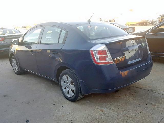 3N1AB61E88L665905 - 2008 NISSAN SENTRA 2.0 BLUE photo 3