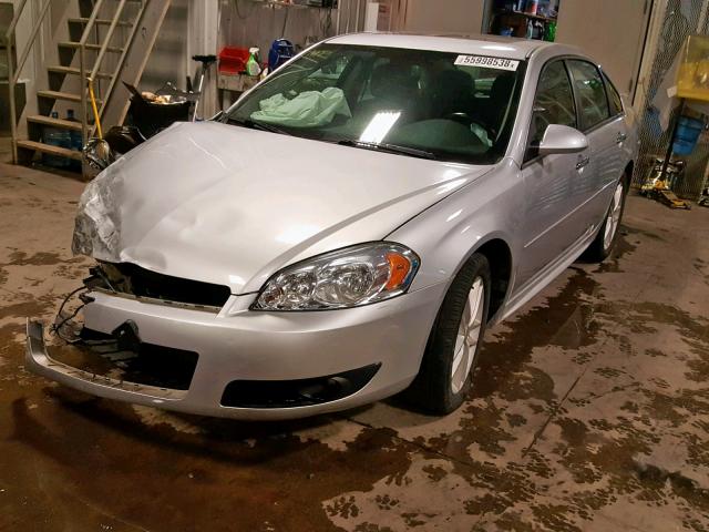 2G1WC5E32D1167254 - 2013 CHEVROLET IMPALA LTZ SILVER photo 2