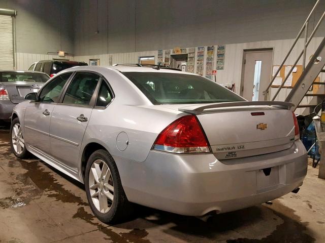 2G1WC5E32D1167254 - 2013 CHEVROLET IMPALA LTZ SILVER photo 3