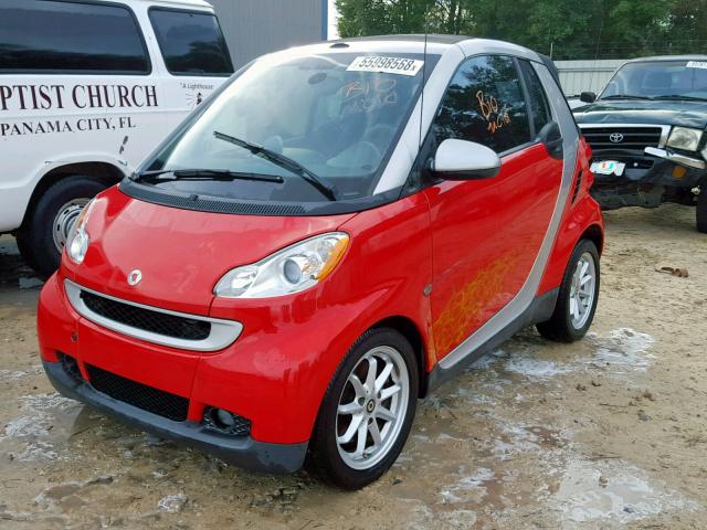 WMEEK31X18K140380 - 2008 SMART FORTWO PAS RED photo 2