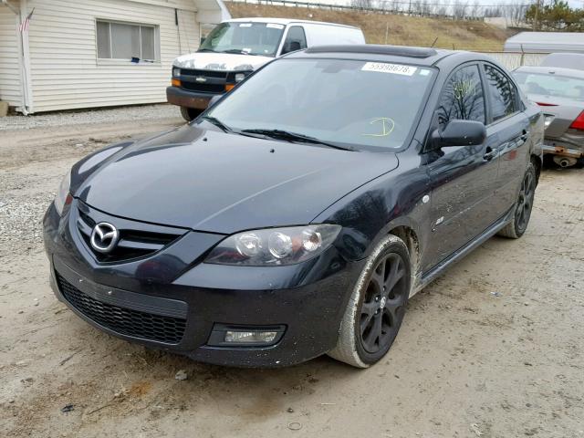 JM1BK323X71700091 - 2007 MAZDA 3 S BLACK photo 2