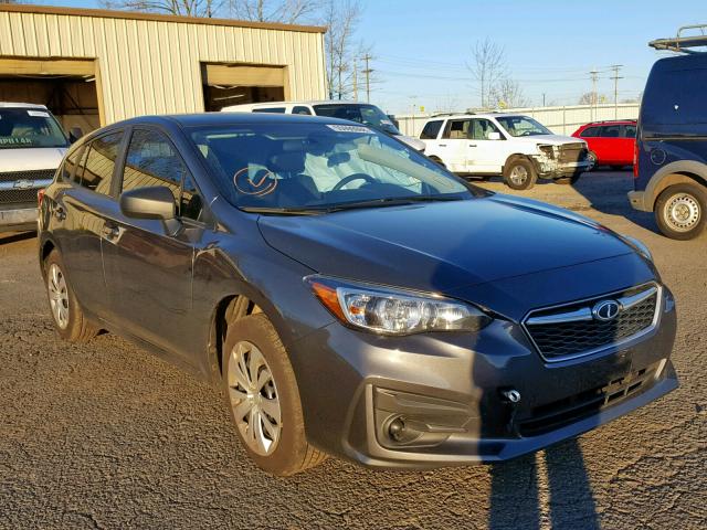 4S3GTAA63J1725246 - 2018 SUBARU IMPREZA GRAY photo 1