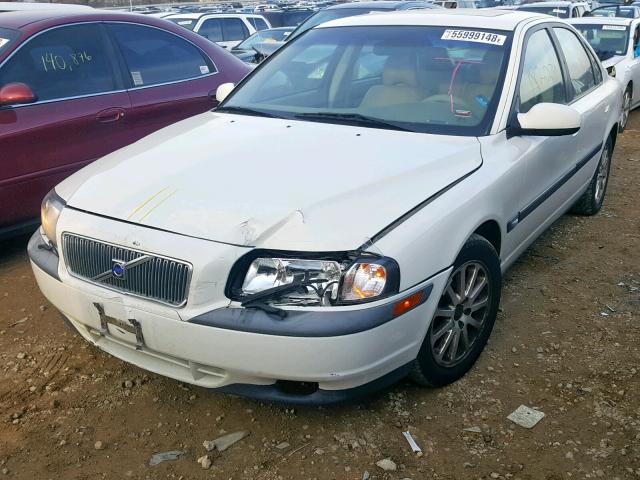 YV1TS94D9Y1091732 - 2000 VOLVO S80 WHITE photo 2