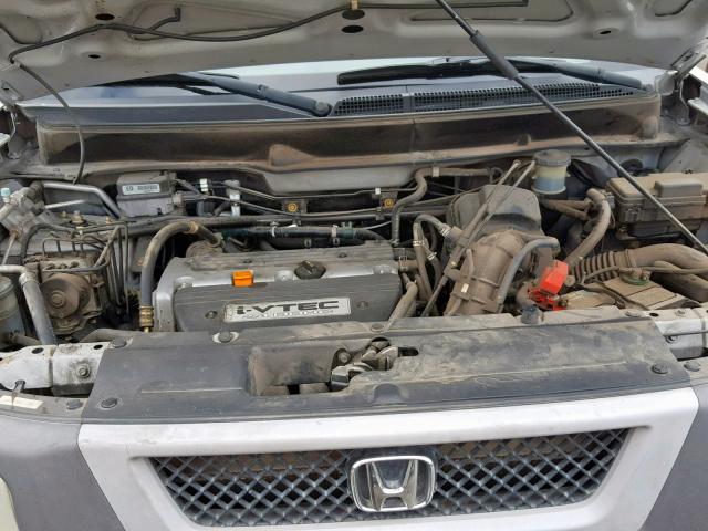 5J6YH28544L013985 - 2004 HONDA ELEMENT EX GRAY photo 7