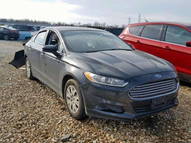 3FA6P0G70DR203054 - 2013 FORD FUSION S BLACK photo 1