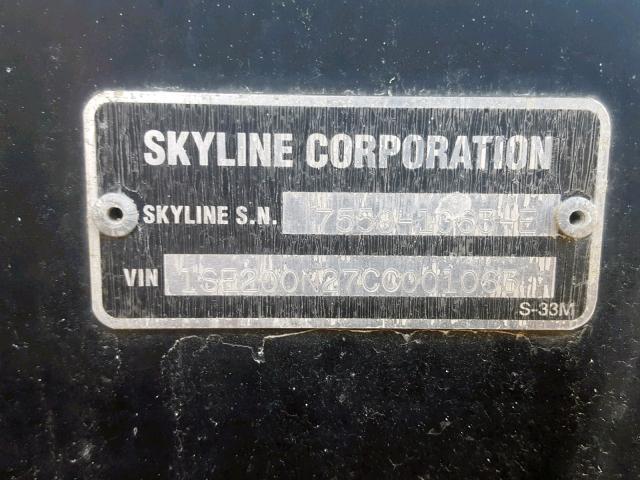 1SE200N27CC001063 - 2012 SKYLINE LAYTON  WHITE photo 10