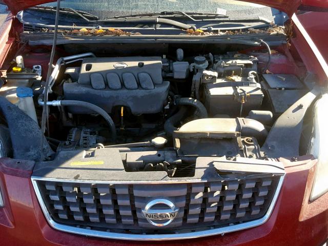 3N1AB61E37L664076 - 2007 NISSAN SENTRA 2.0 RED photo 7