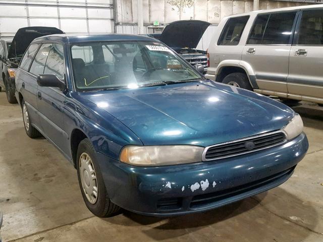 4S3BK4354T7315025 - 1996 SUBARU LEGACY L GREEN photo 1