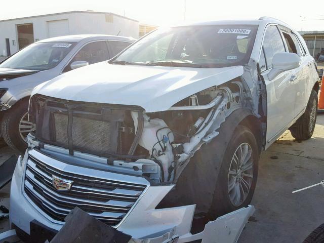 1GYKNBRS4HZ309112 - 2017 CADILLAC XT5 LUXURY WHITE photo 2