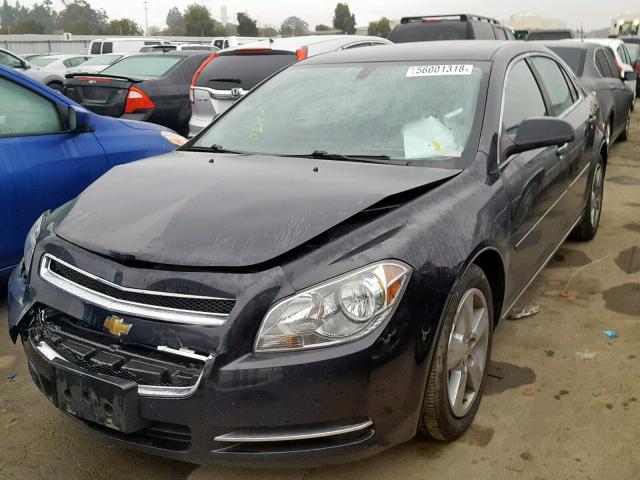 1G1ZC5E12BF394929 - 2011 CHEVROLET MALIBU 1LT BLACK photo 2