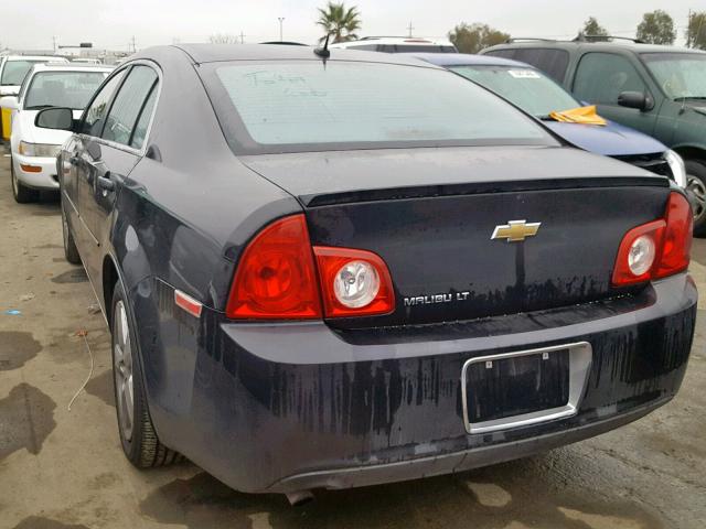 1G1ZC5E12BF394929 - 2011 CHEVROLET MALIBU 1LT BLACK photo 3