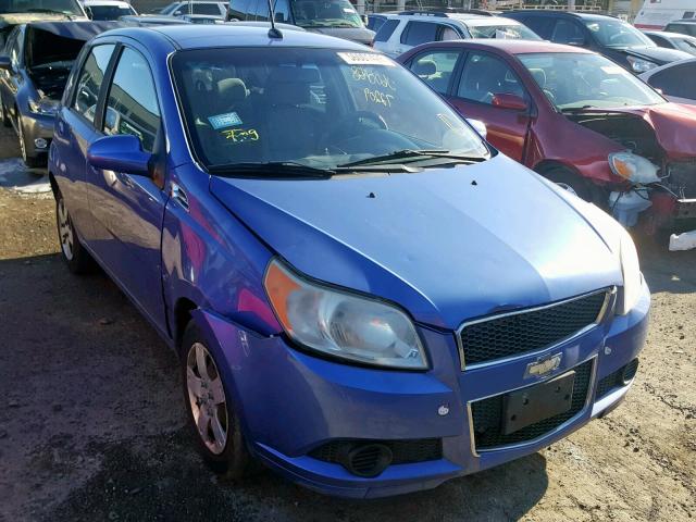 KL1TD66EX9B323620 - 2009 CHEVROLET AVEO LS BLUE photo 1
