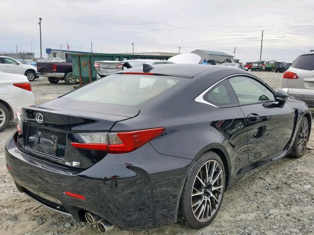 JTHHP5BC2H5006401 - 2017 LEXUS RC-F BLACK photo 4