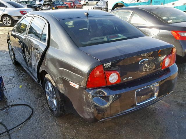1G1ZG57B78F176455 - 2008 CHEVROLET MALIBU LS Grafit foto 3