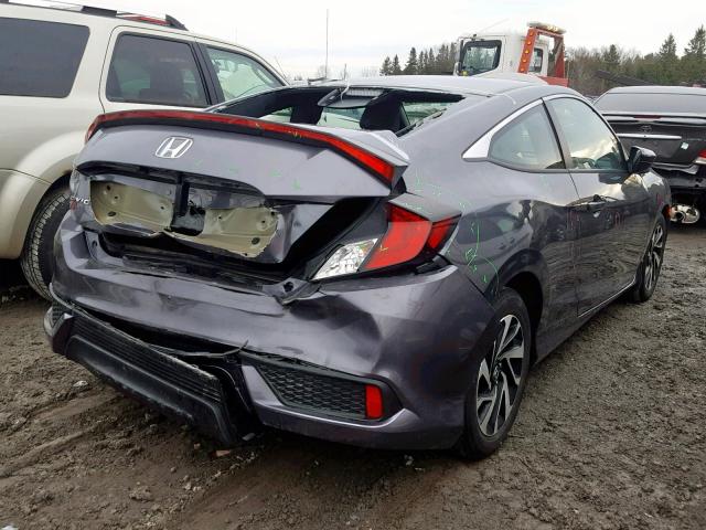 2HGFC4B58GH400560 - 2016 HONDA CIVIC LX GRAY photo 4