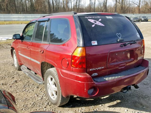 1GKDT13S662284232 - 2006 GMC ENVOY RED photo 3