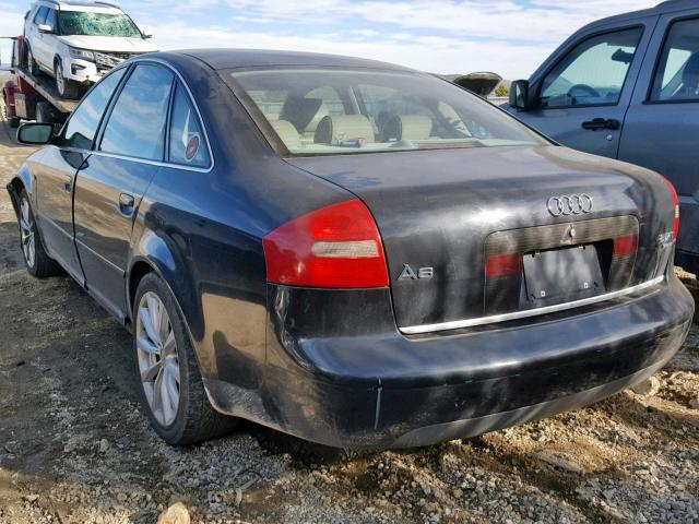 WAUED64B31N042706 - 2001 AUDI A6 2.7T QU BLACK photo 3