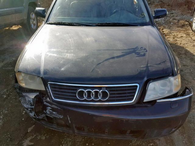 WAUED64B31N042706 - 2001 AUDI A6 2.7T QU BLACK photo 7