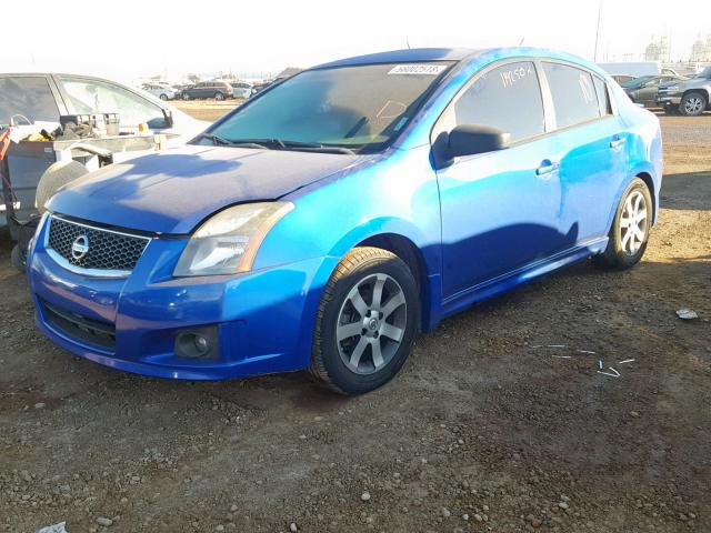 3N1AB6AP4CL753893 - 2012 NISSAN SENTRA 2.0 BLUE photo 2