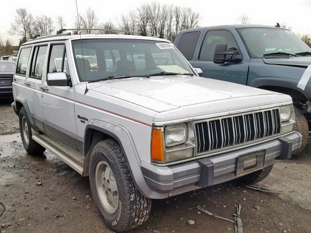 1J4FJ58S5NL165018 - 1992 JEEP CHEROKEE L WHITE photo 1