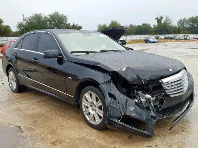 WDDHF5KB6CA534394 - 2012 MERCEDES-BENZ E 350 BLACK photo 1