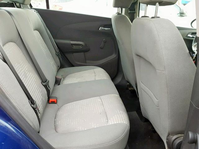 1G1JA5SH0C4200416 - 2012 CHEVROLET SONIC LS 蓝色 照片 6