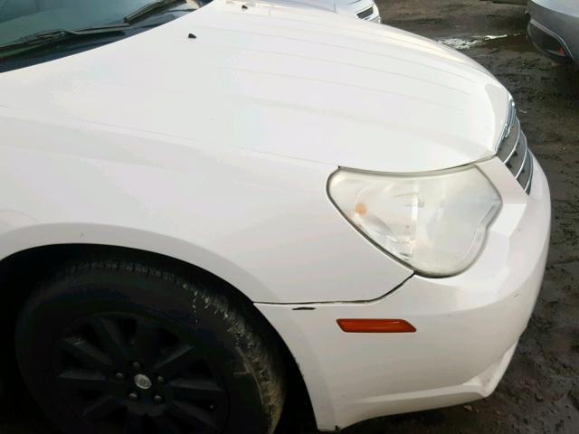 1C3LC46J18N272068 - 2008 CHRYSLER SEBRING LX WHITE photo 9