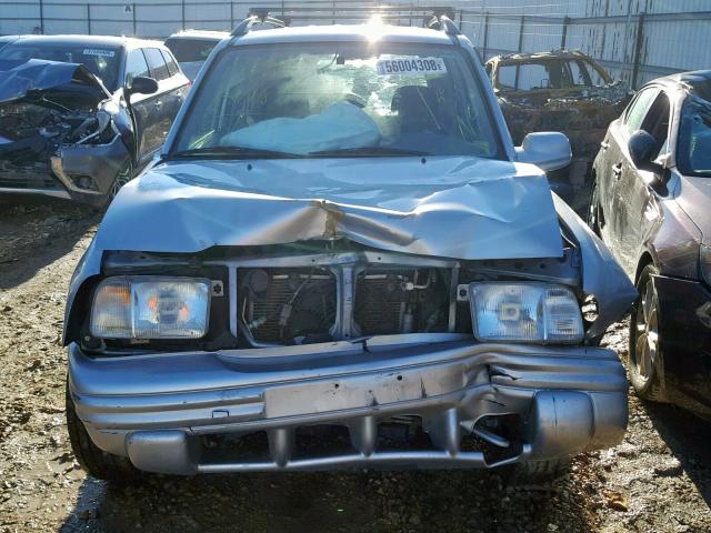 2CNBJ634416911315 - 2001 CHEVROLET TRACKER LT SILVER photo 9