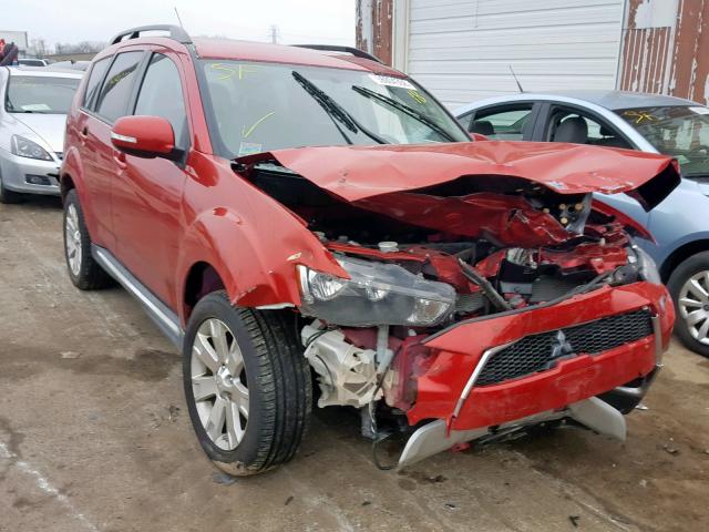 JA4JT3AW5CU002236 - 2012 MITSUBISHI OUTLANDER RED photo 1