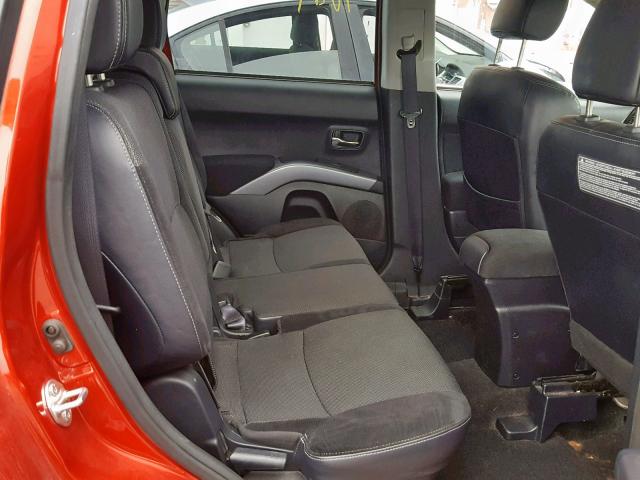 JA4JT3AW5CU002236 - 2012 MITSUBISHI OUTLANDER RED photo 6