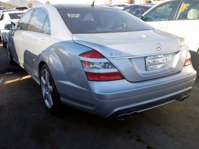 WDDNG79X17A040835 - 2007 MERCEDES-BENZ S 65 AMG SILVER photo 3