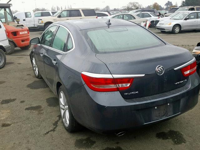 1G4PR5SK3D4174896 - 2013 BUICK VERANO CON GRAY photo 3