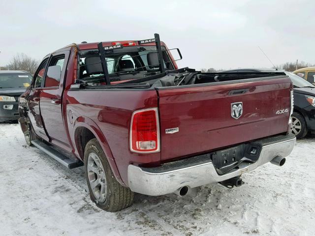 1C6RR7NM2HS878330 - 2017 RAM 1500 LARAM RED photo 3