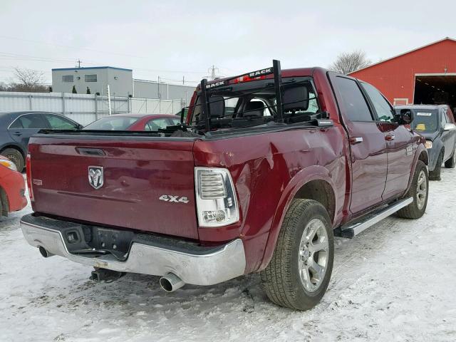 1C6RR7NM2HS878330 - 2017 RAM 1500 LARAM RED photo 4