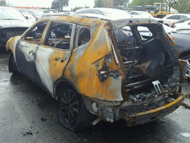 5N1AT2MN2HC791988 - 2017 NISSAN ROGUE SV BURN photo 3