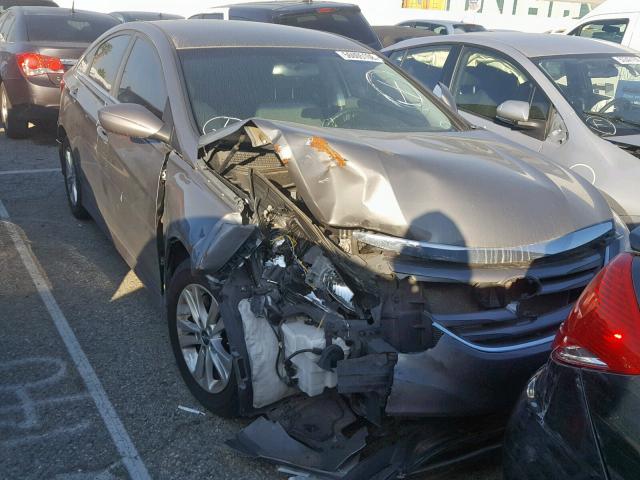 5NPEB4AC6EH940751 - 2014 HYUNDAI SONATA GLS GRAY photo 1