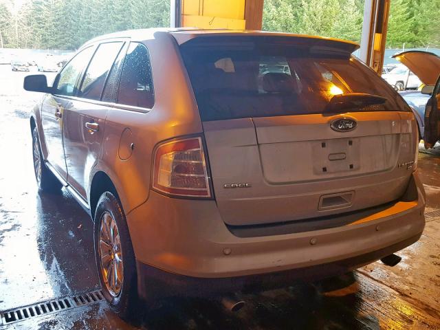 2FMDK49C78BA73856 - 2008 FORD EDGE LIMIT SILVER photo 3