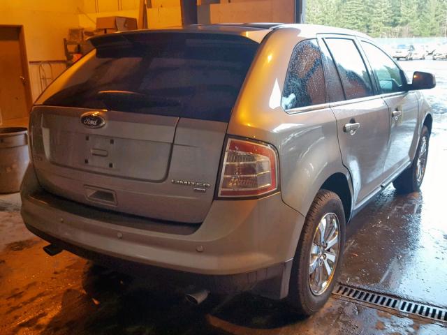 2FMDK49C78BA73856 - 2008 FORD EDGE LIMIT SILVER photo 4