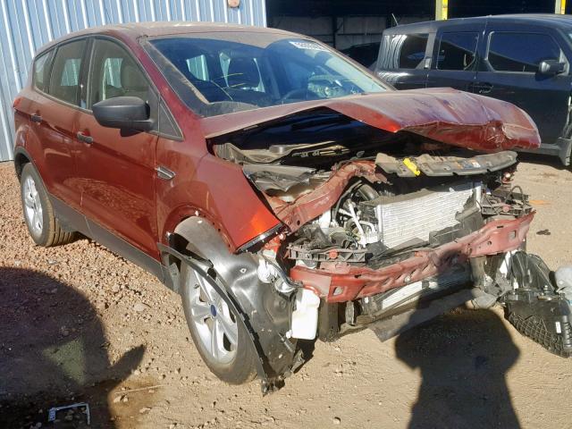 1FMCU0F74EUE57444 - 2014 FORD ESCAPE S ORANGE photo 1