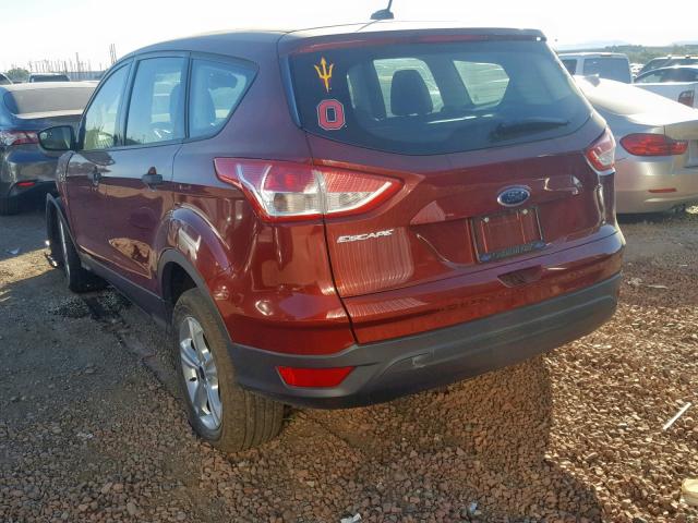 1FMCU0F74EUE57444 - 2014 FORD ESCAPE S ORANGE photo 3