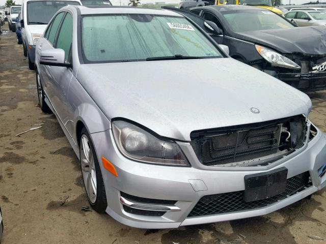 WDDGF4HB4EA960259 - 2014 MERCEDES-BENZ C 250 SILVER photo 1