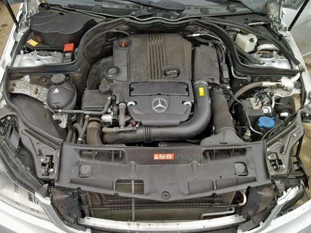 WDDGF4HB4EA960259 - 2014 MERCEDES-BENZ C 250 SILVER photo 7