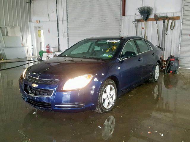 1G1ZG57B38F180809 - 2008 CHEVROLET MALIBU LS 蓝色 照片 2