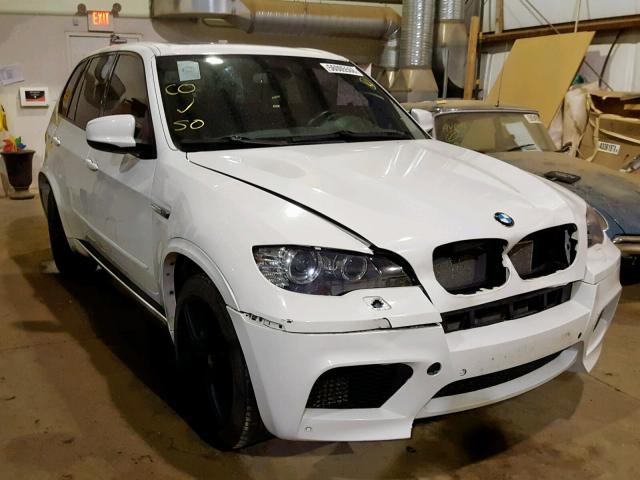 5YMGY0C51ALK25064 - 2010 BMW X5 M WHITE photo 1