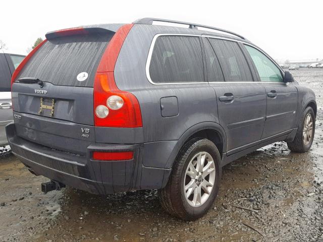 YV1CZ852X51207633 - 2005 VOLVO XC90 V8 GRAY photo 4