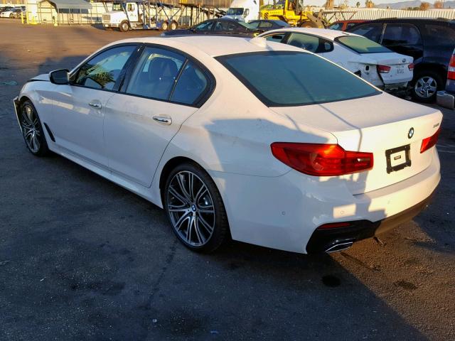 WBAJE5C53JWA96487 - 2018 BMW 540 I WHITE photo 3