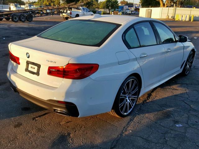 WBAJE5C53JWA96487 - 2018 BMW 540 I WHITE photo 4