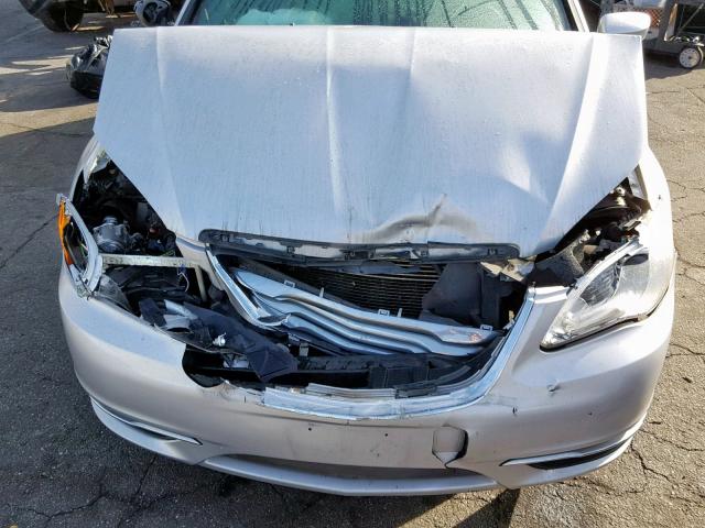 1C3CCBAG1CN126715 - 2012 CHRYSLER 200 LX SILVER photo 7